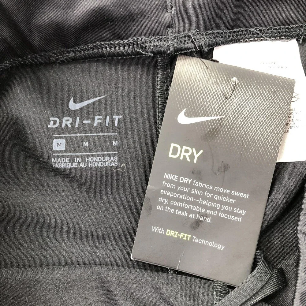 Nike Shorts Mens Medium Black Dri-FIT Compression 8 Inch Running Gym Training